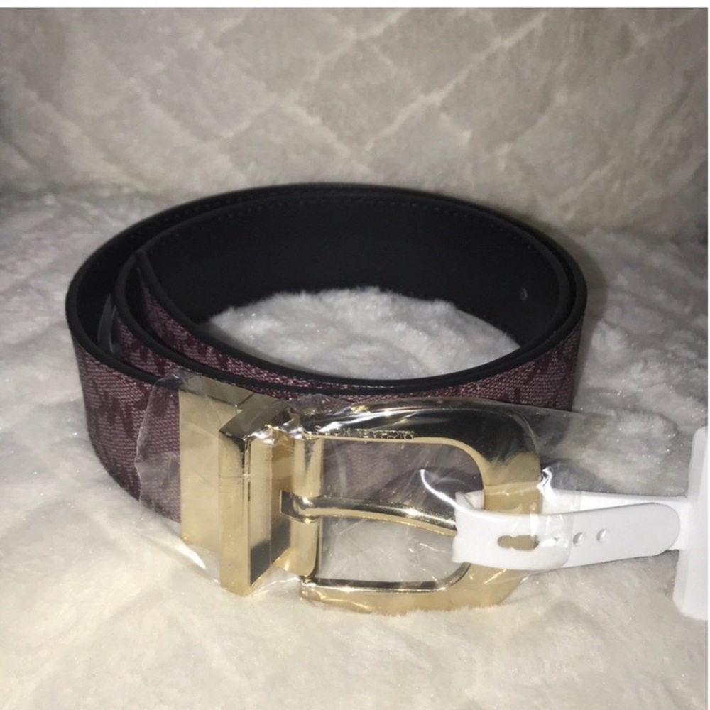 Michael Kors Twist Reversible Belt Genuine Leather size medium. NWT - Picture 12 of 15